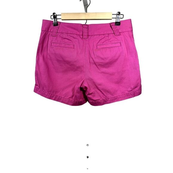 J. CREW Women's Cotton Broken-In Chino Mid-Rise Shorts Pink Size 6 - Picture 6 of 9